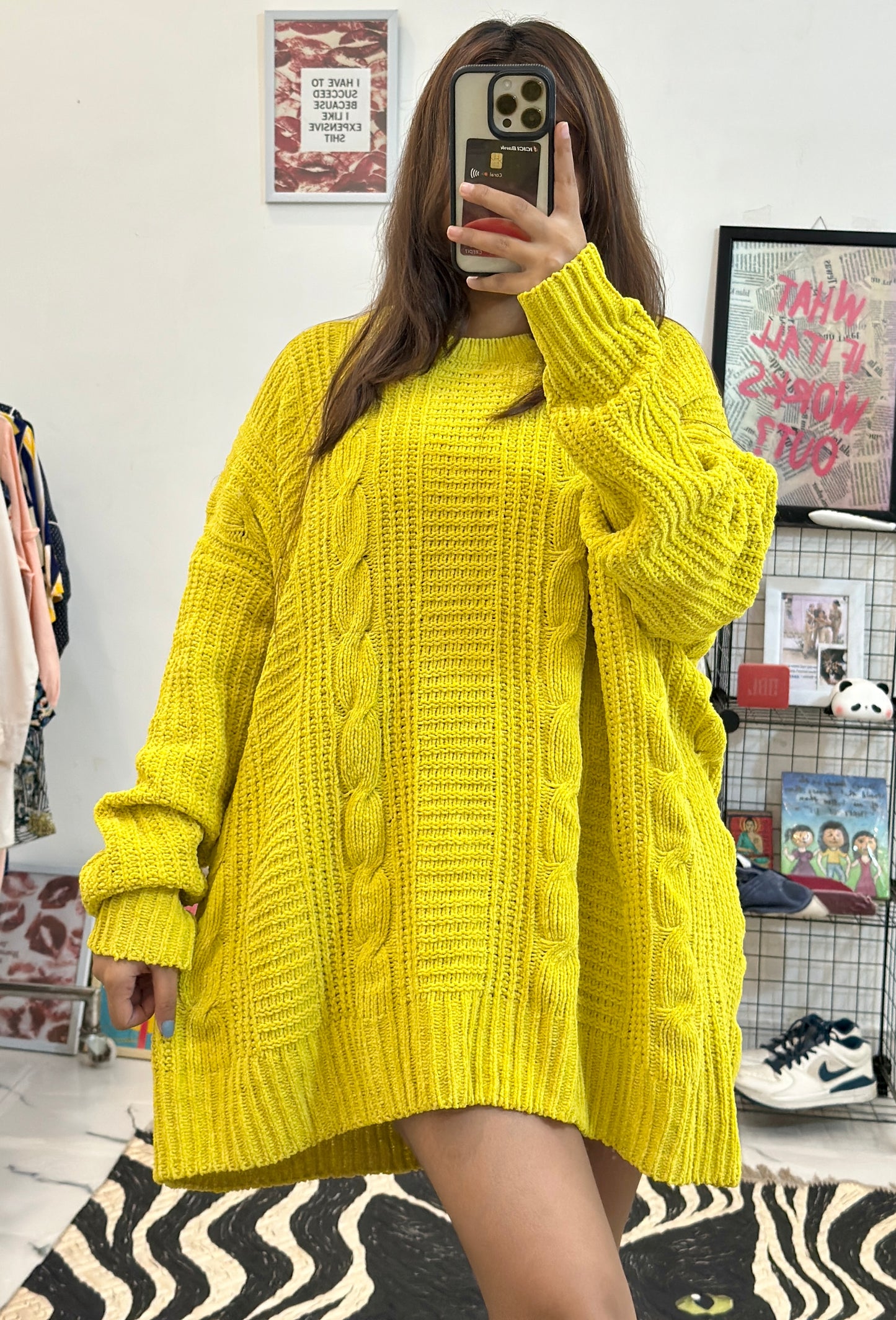 Oversized heavy Korean sweater (48-50)