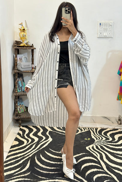 Oversized cotton shirt (46-48)