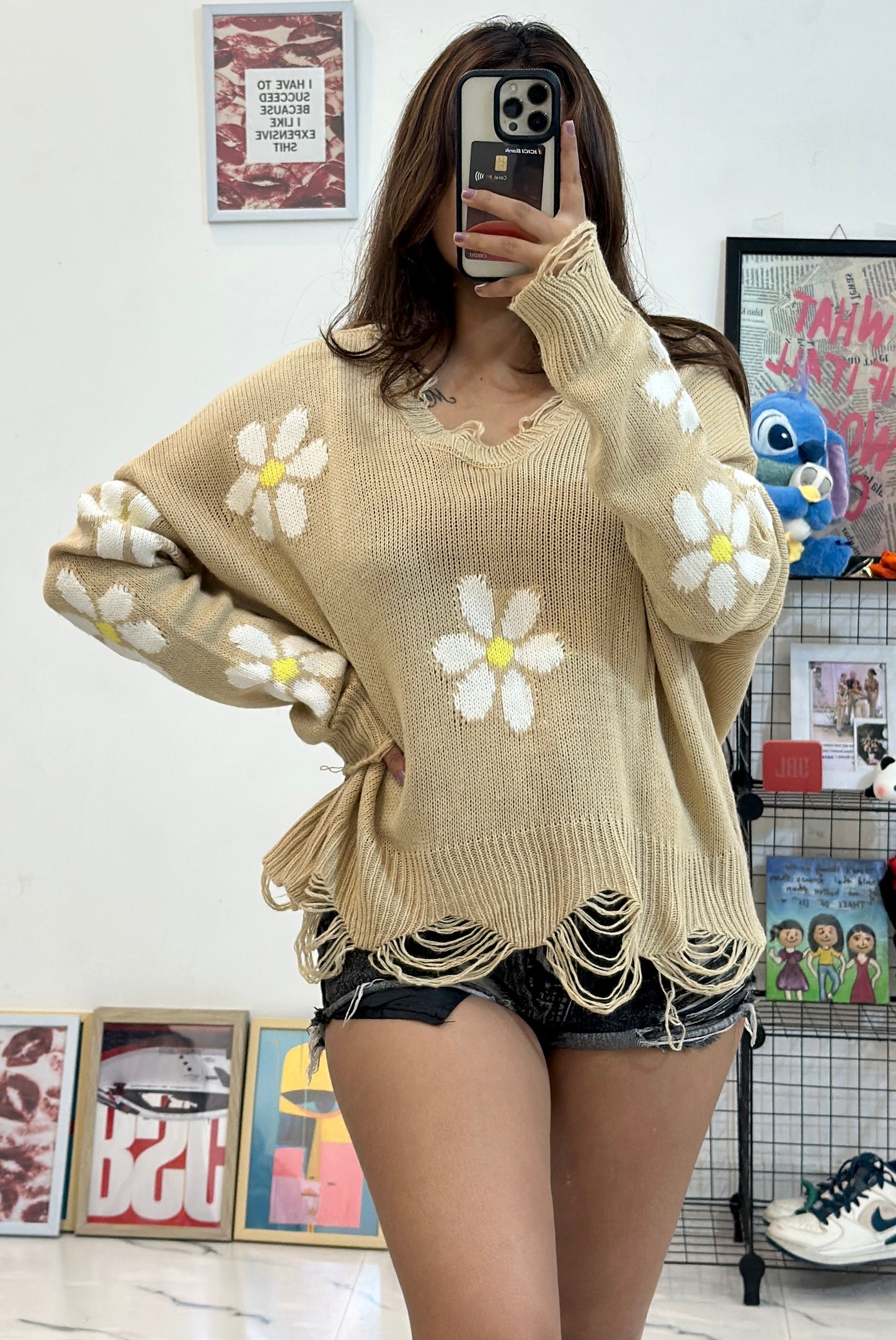 Oversized korean sweater (42-46)