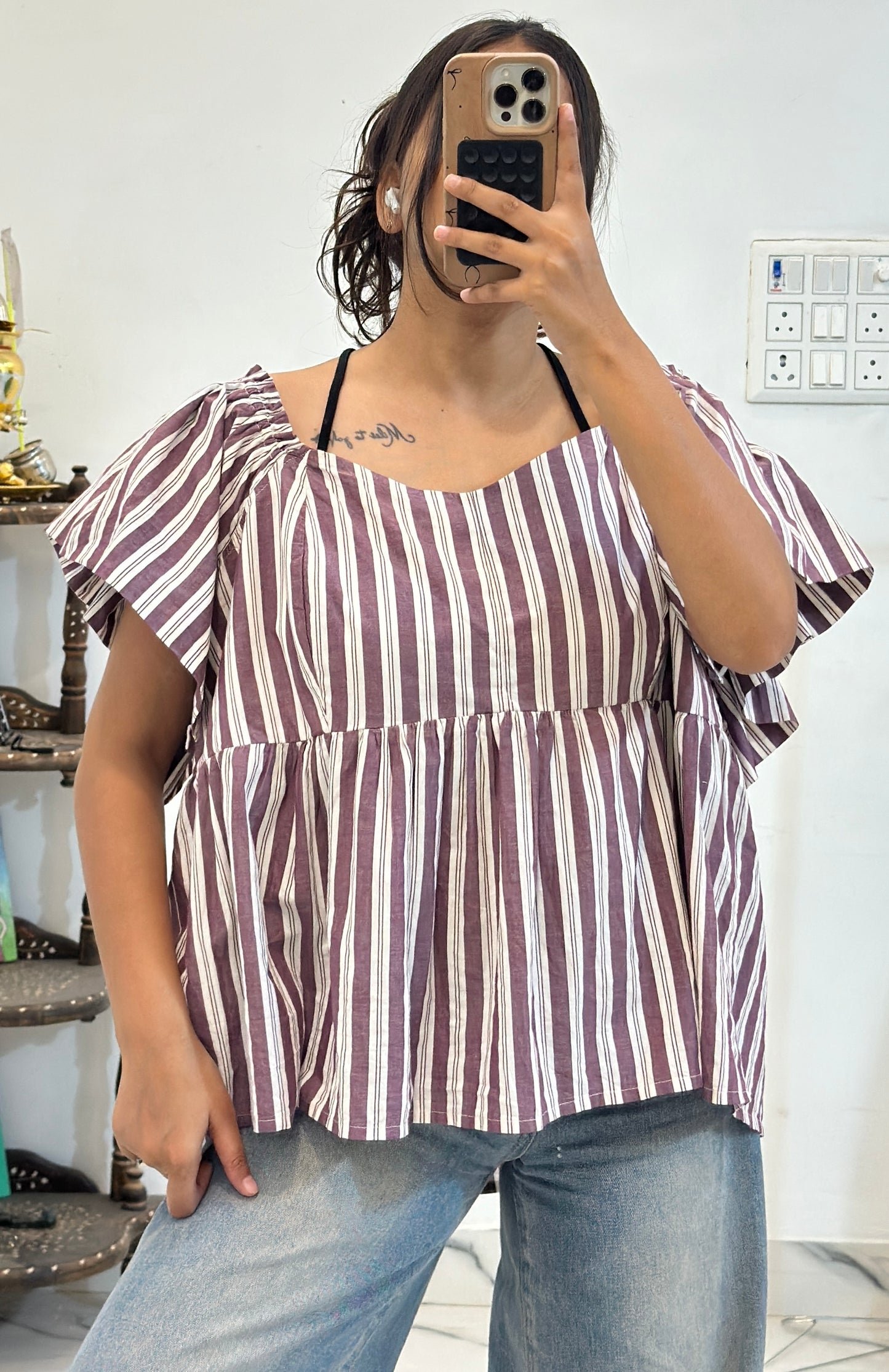 Pretty cotton top (42-44 XL-2XL)