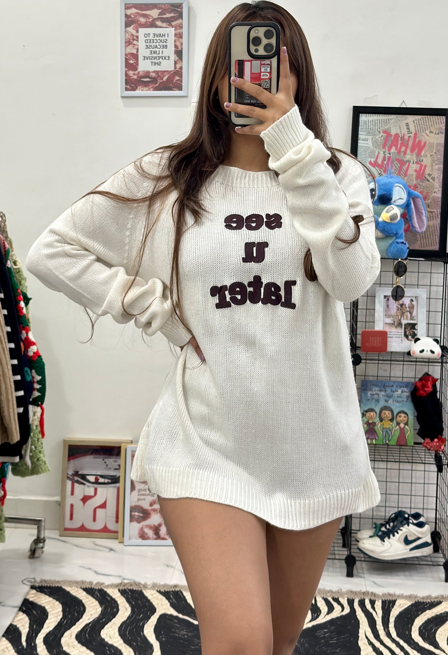 Oversized Korean sweater (34-38)