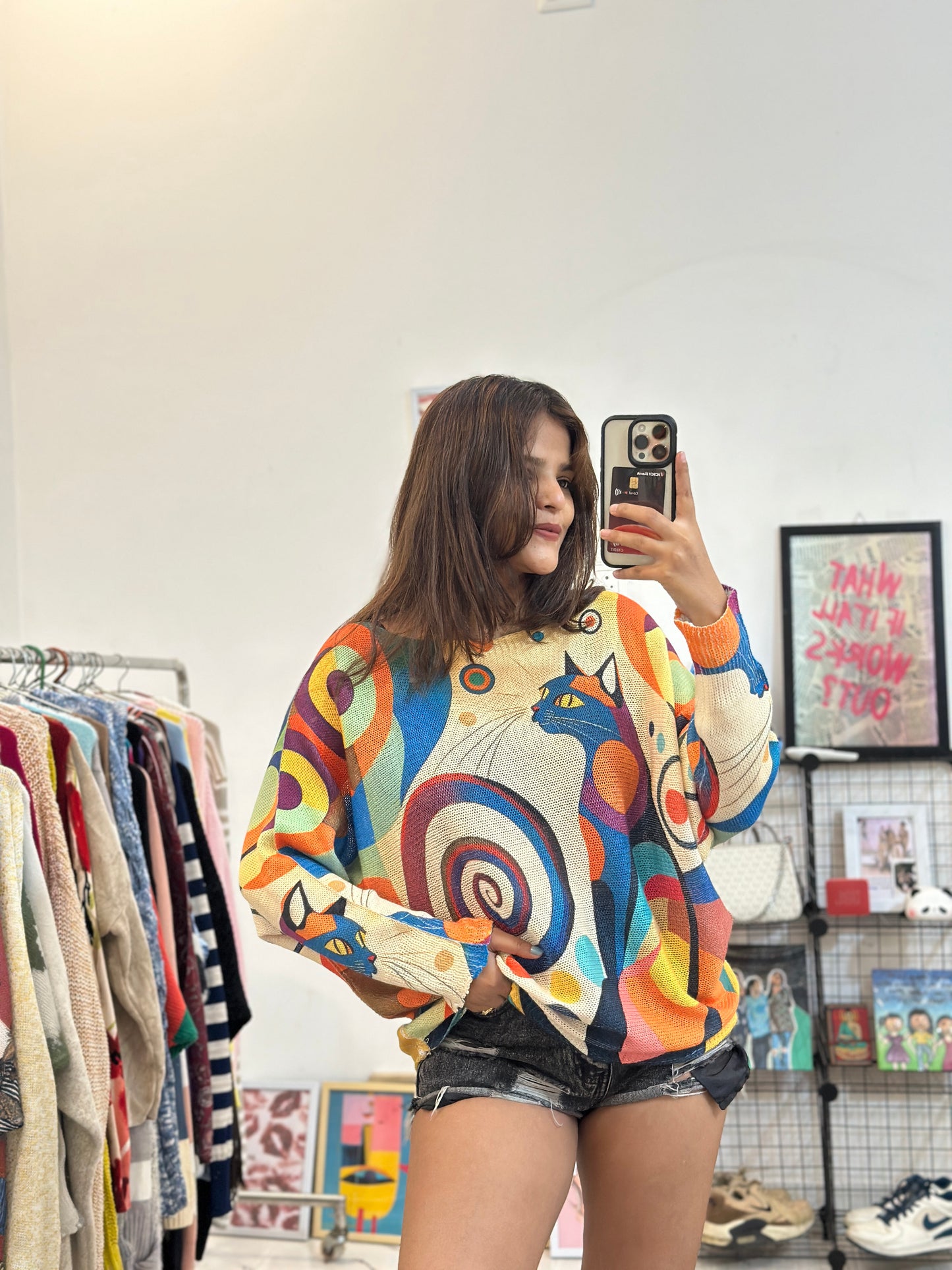 Oversized Korean sweater (42-44)