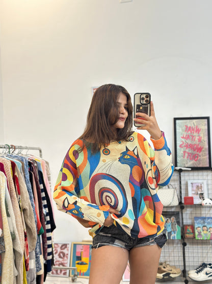 Oversized Korean sweater (42-44)