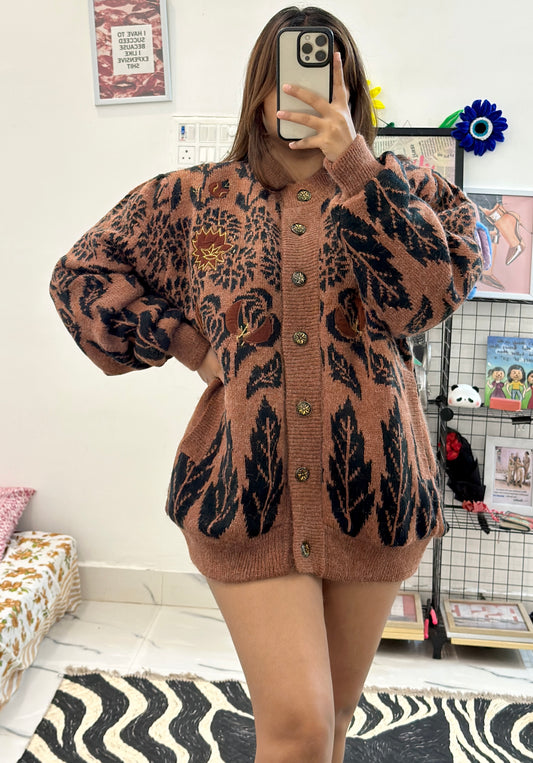 Oversized heavy cardigan (40-44)