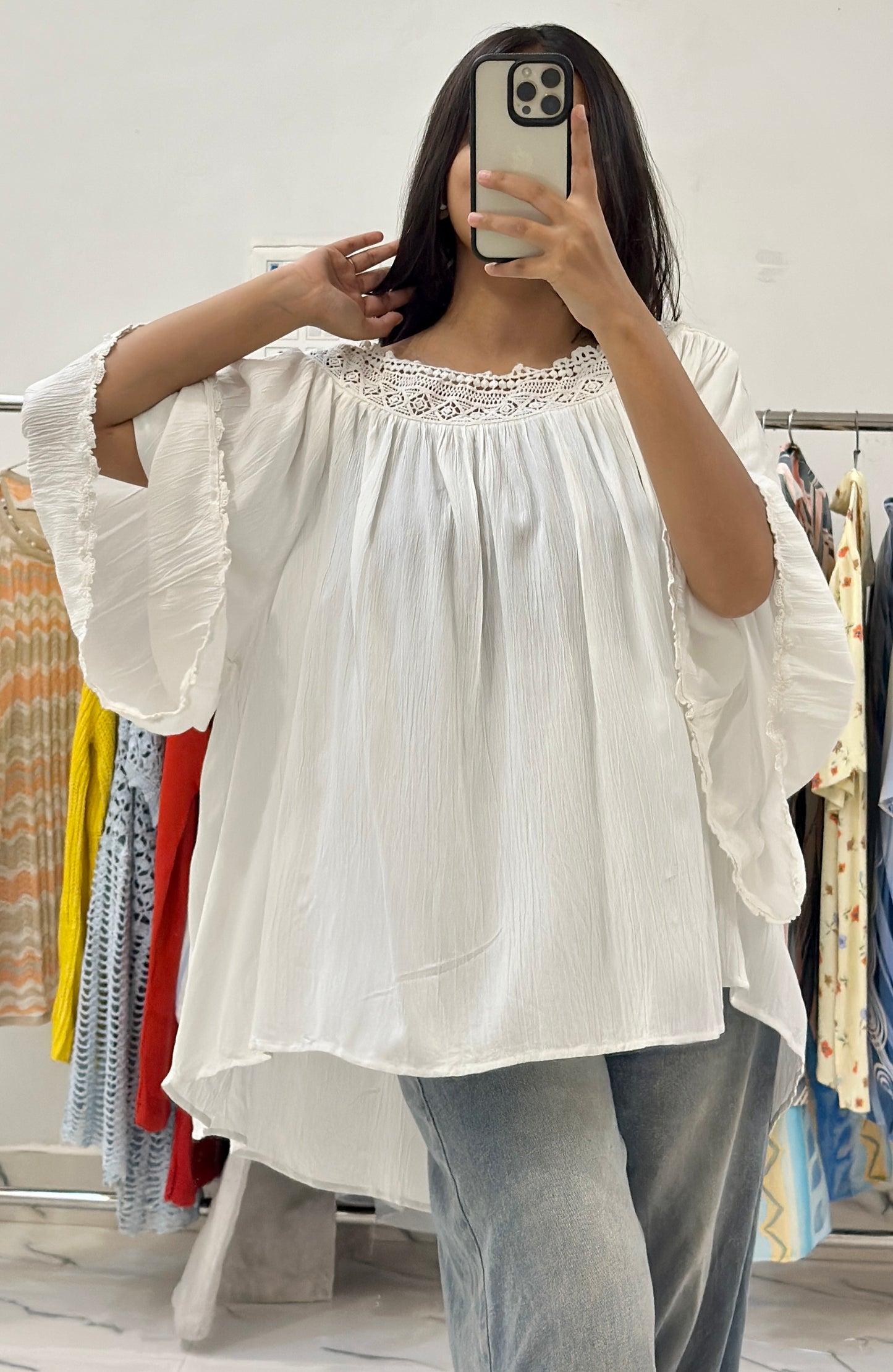 Oversized cotton top (48-50)
