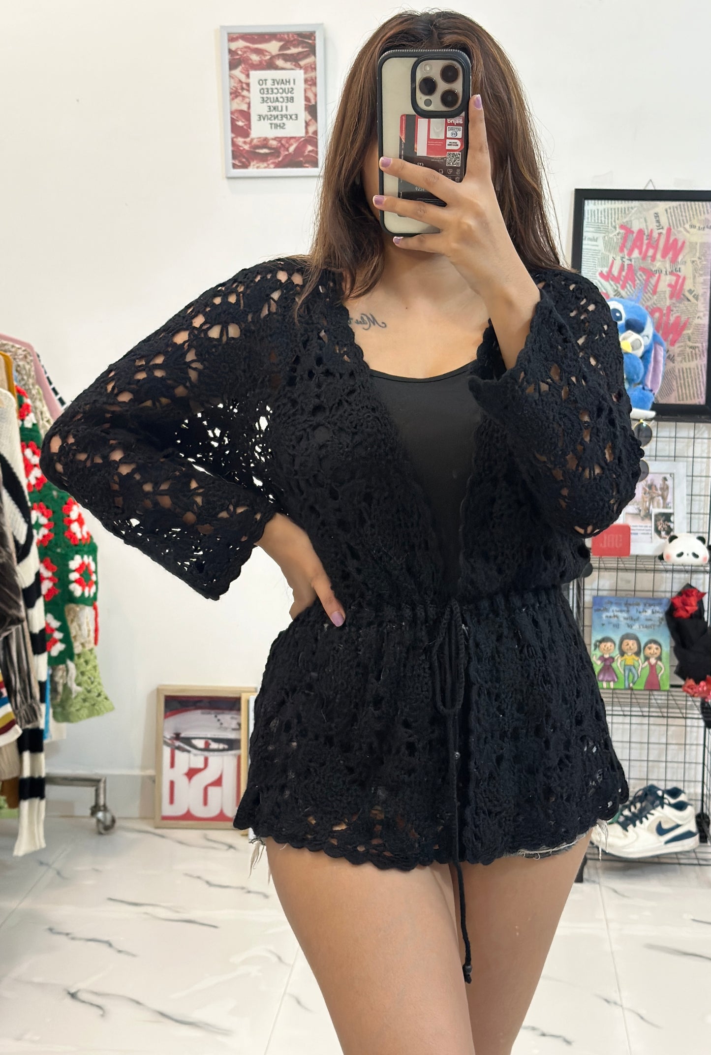 Pretty crochet top (38-40)