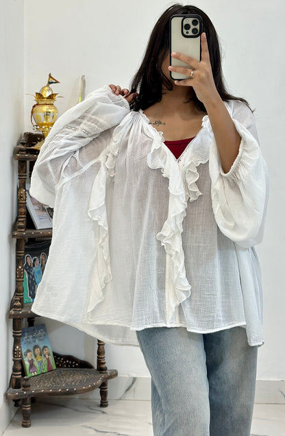 Oversized cotton top (48-52) 2XL