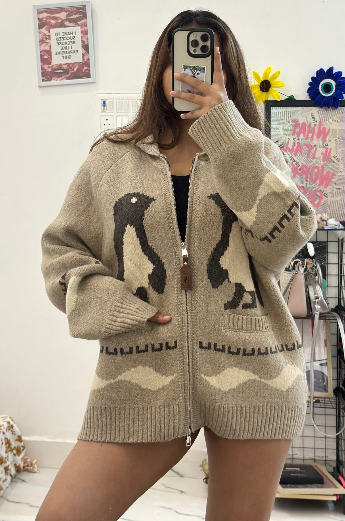 Oversized heavy korean sweater (40-42)