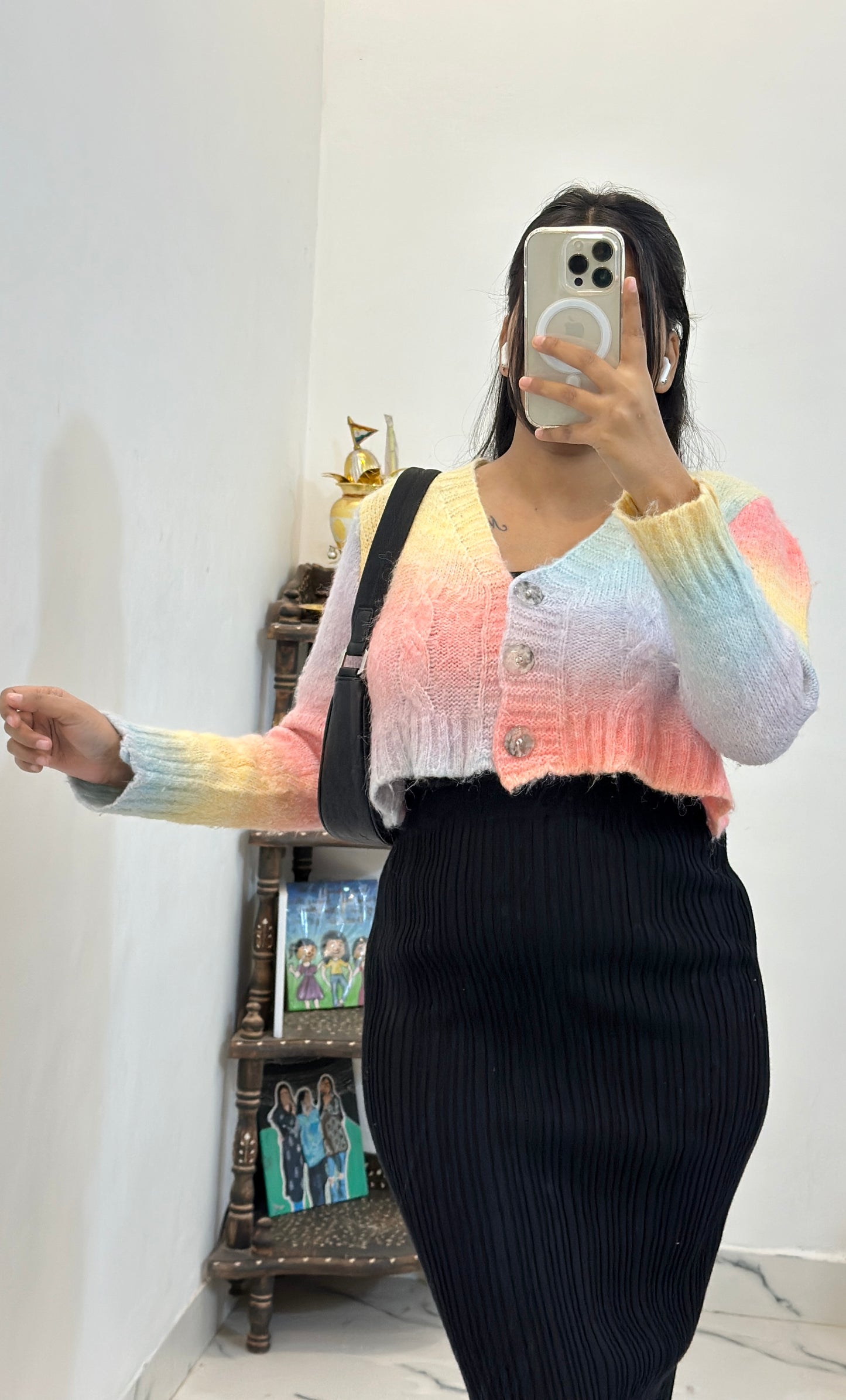 Pretty woollen cord set (26-28 waist / freesize top)