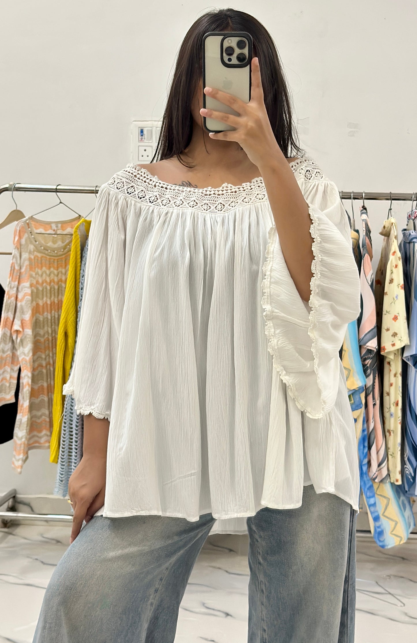 Oversized cotton top (48-50)