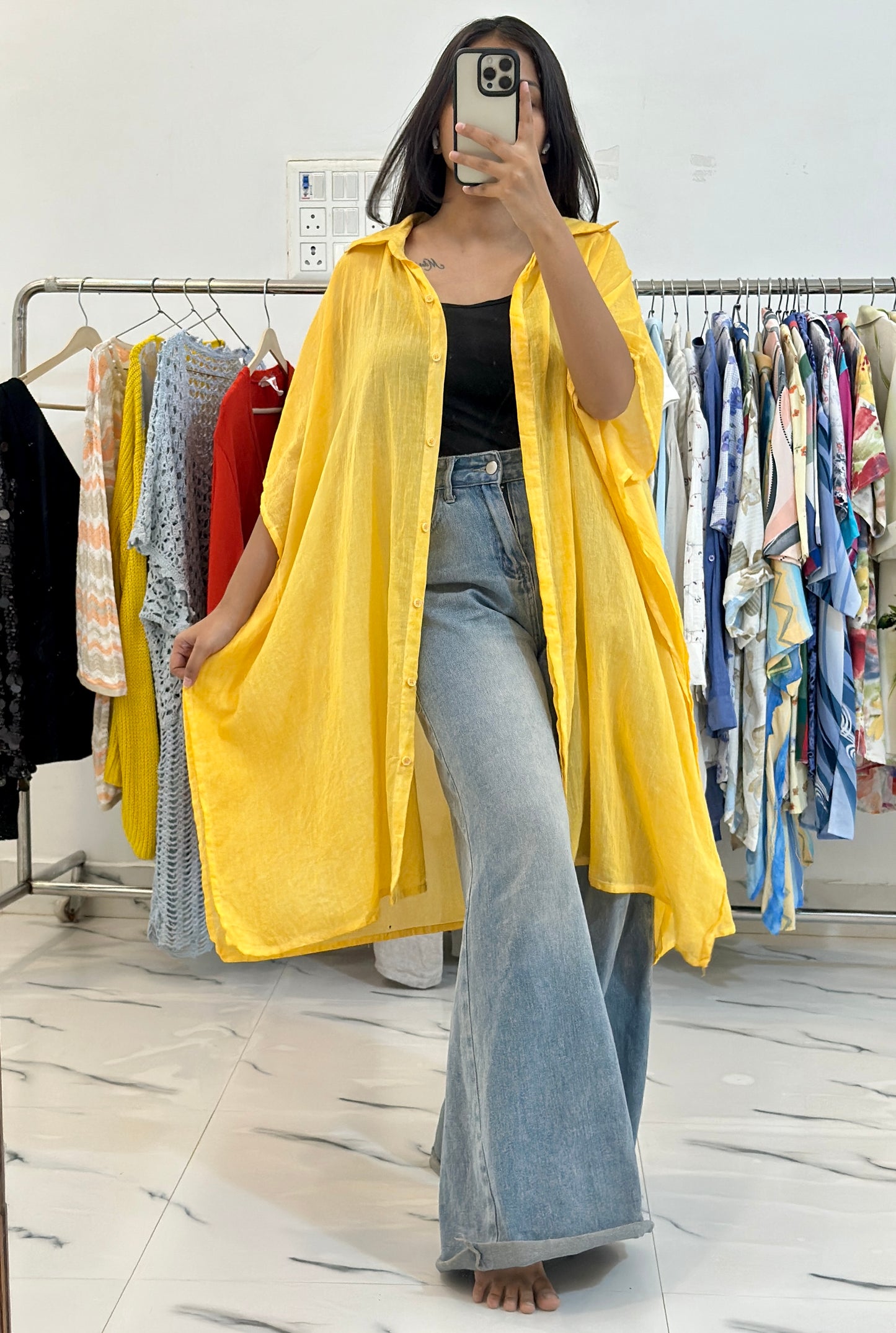 Oversized cotton top (48-50)