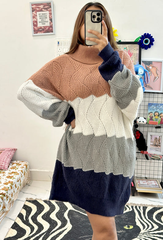 Oversized long sweater (42-44)
