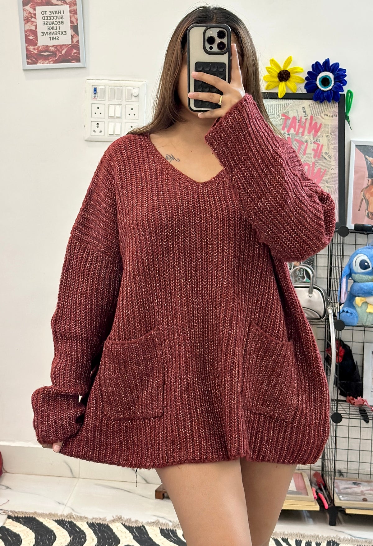 Oversized Korean sweater (44-46)