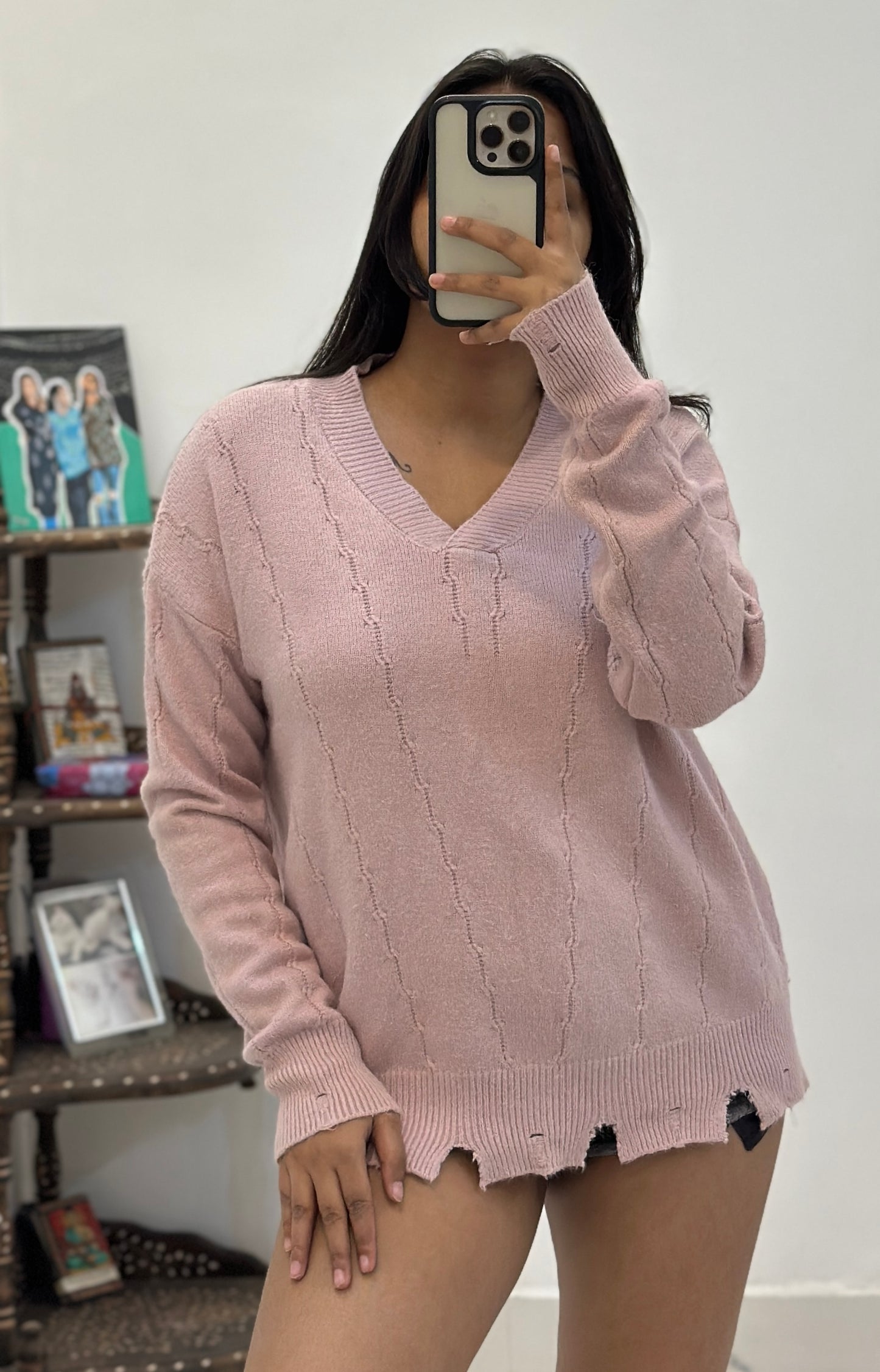 Pink sweater (40-42)