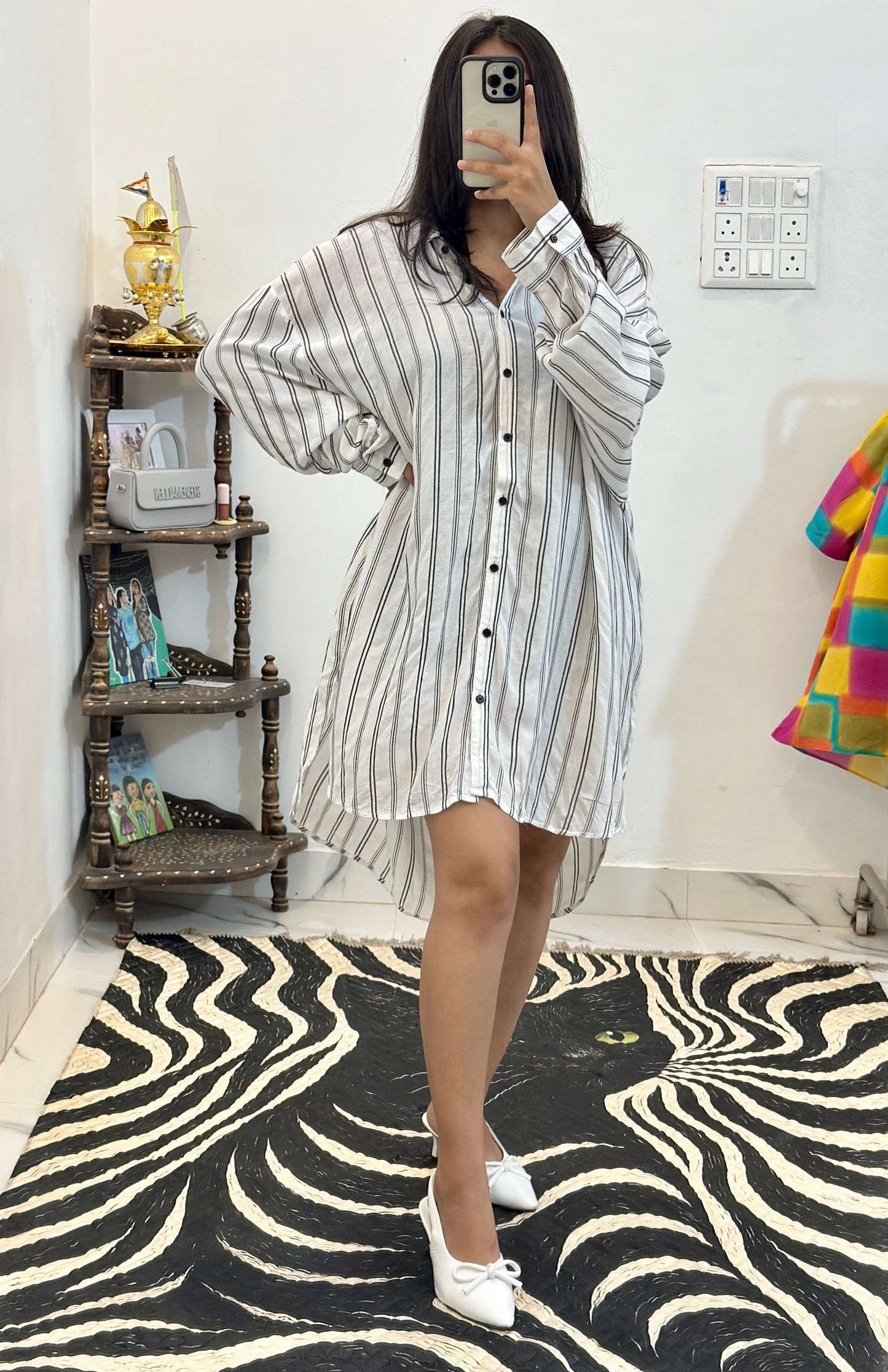 Oversized cotton shirt (46-48)