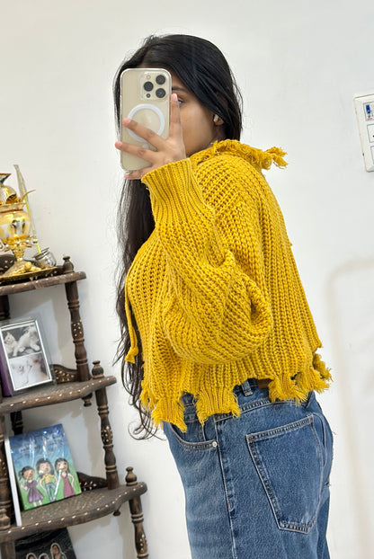 Oversized crop sweater (46-48)