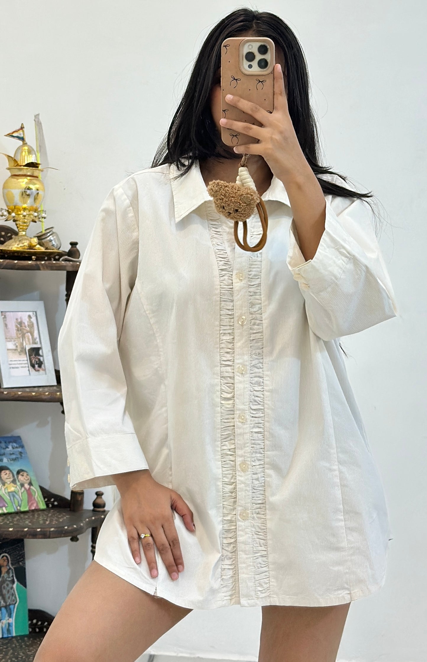 Oversized cotton shirt (40-42)