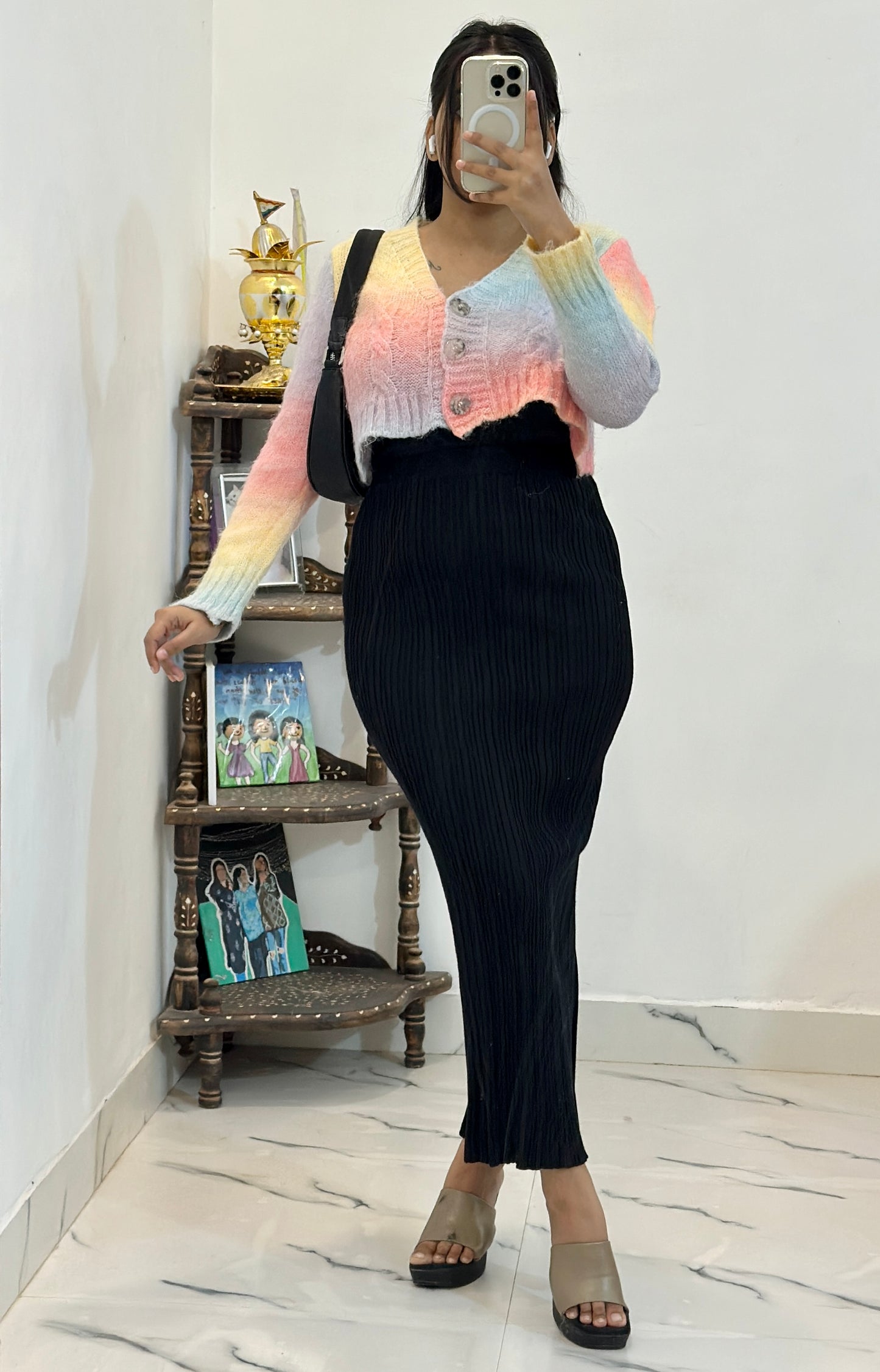 Pretty woollen cord set (26-28 waist / freesize top)