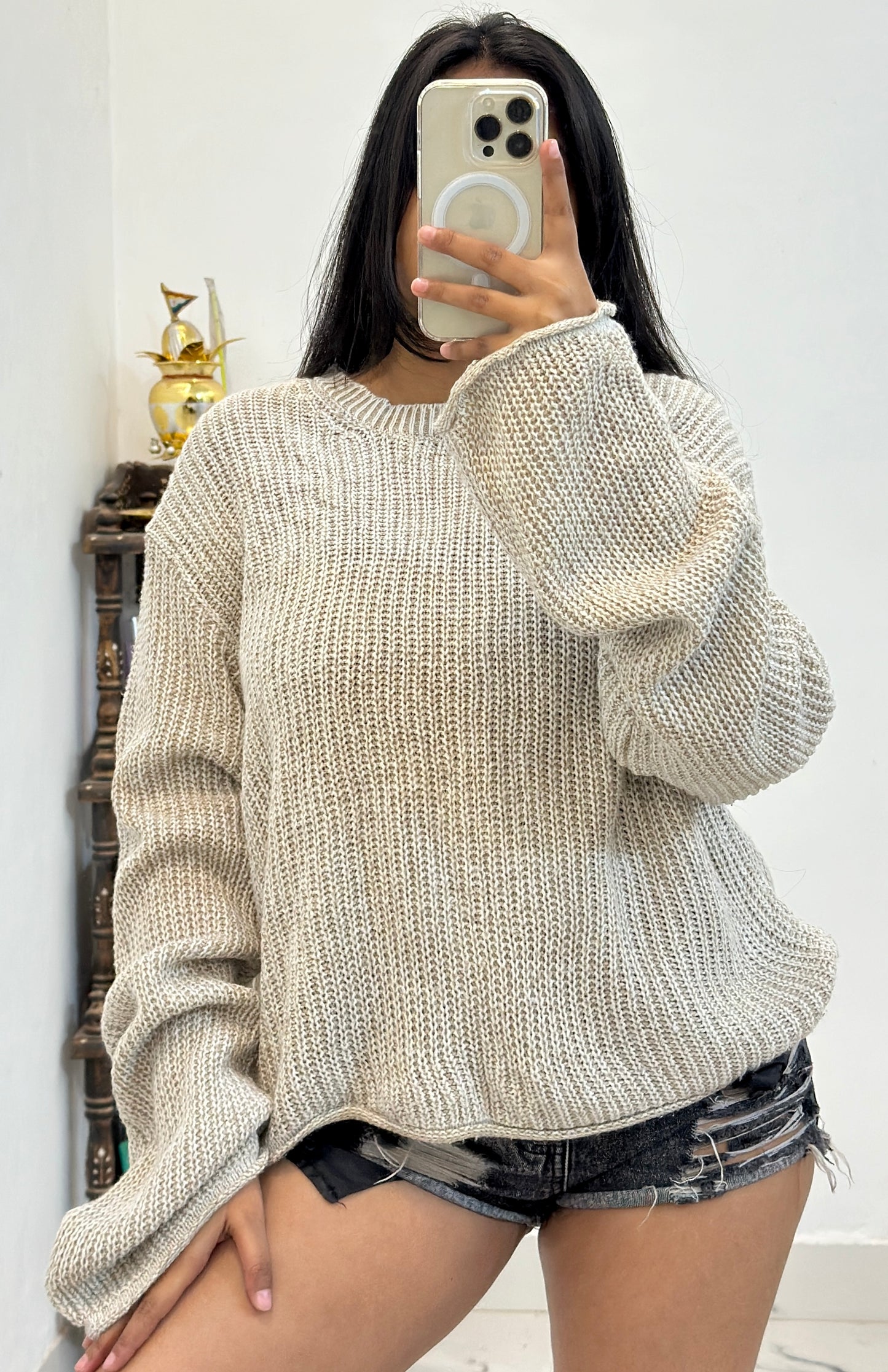 Korean oversized sweater (44-46)