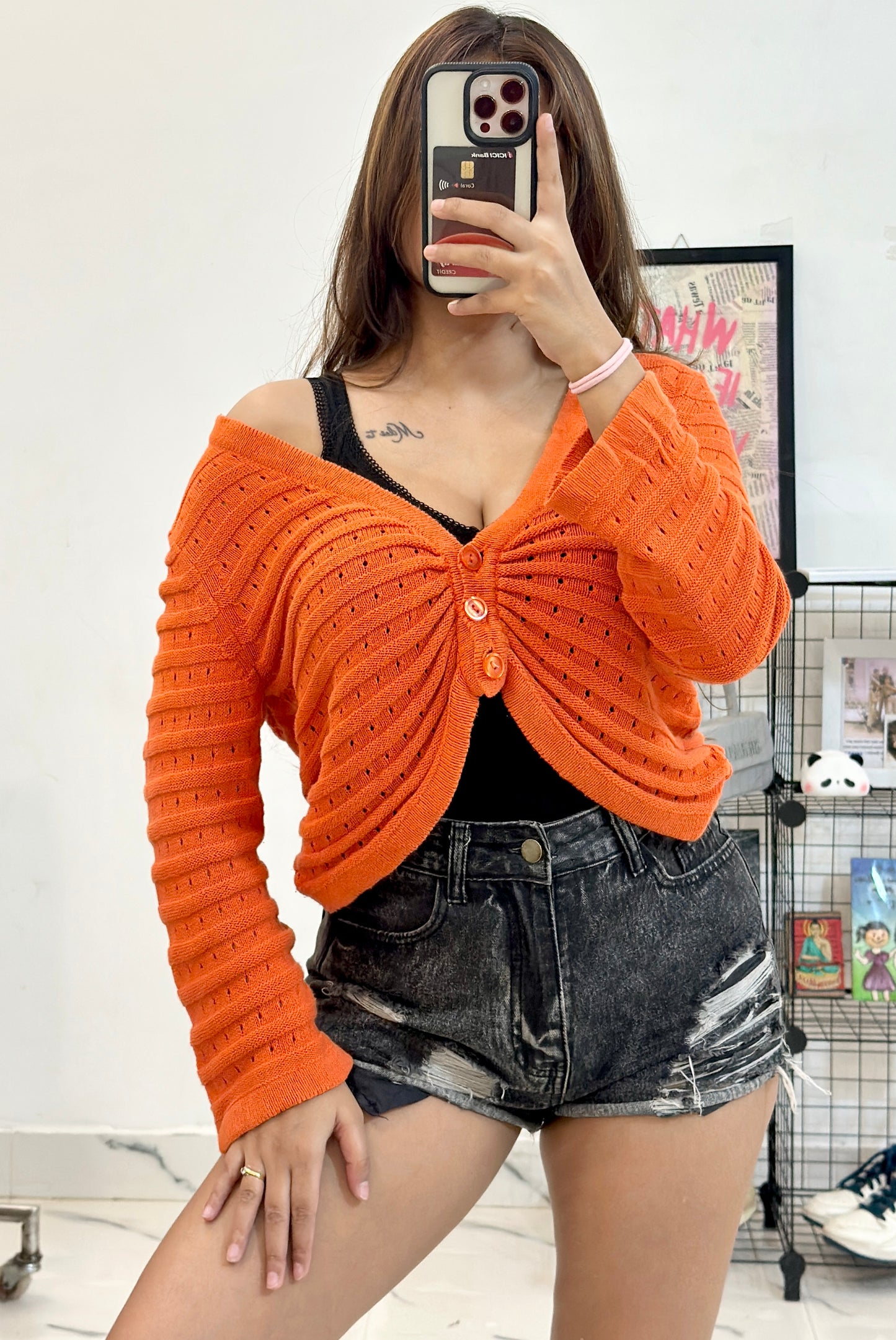 Pretty crochet top (38-40)