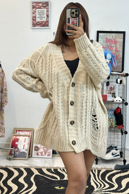 Oversized heavy cardigan (48-50)