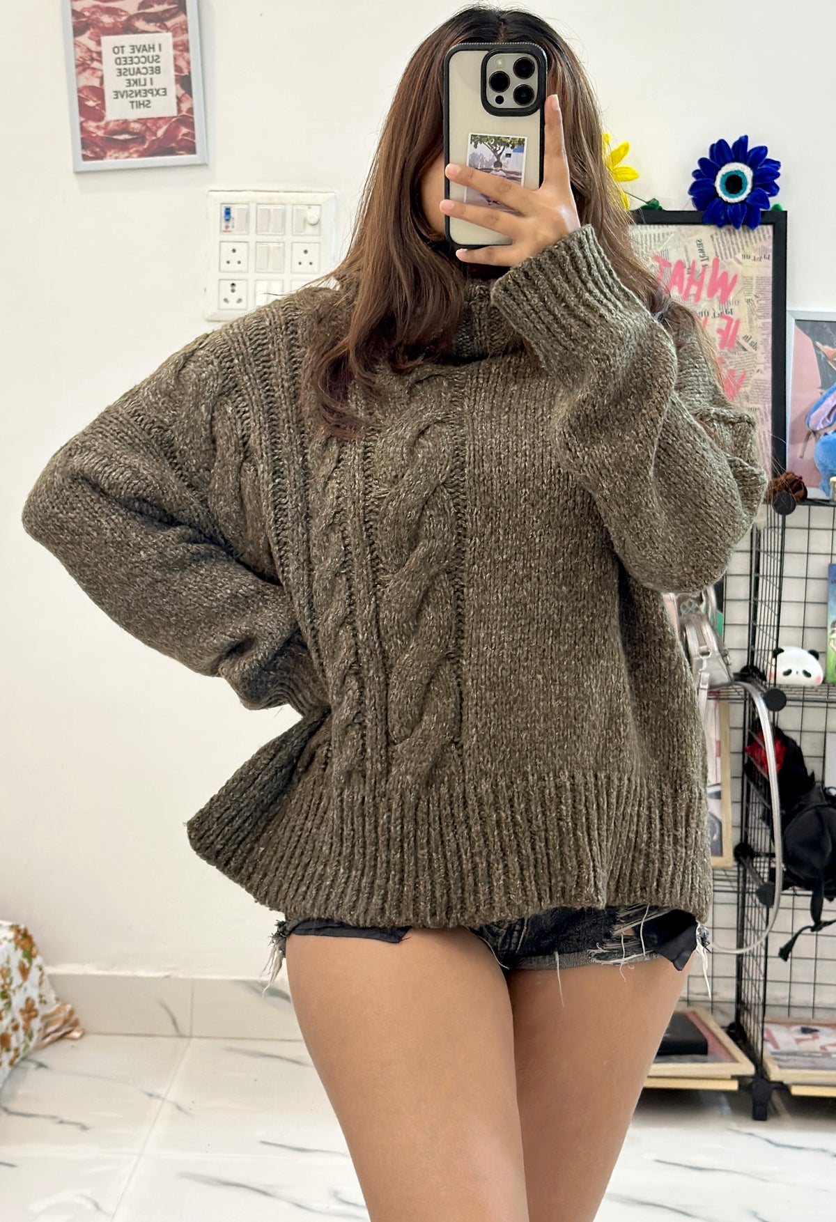 Oversized Korean sweater (42-46)