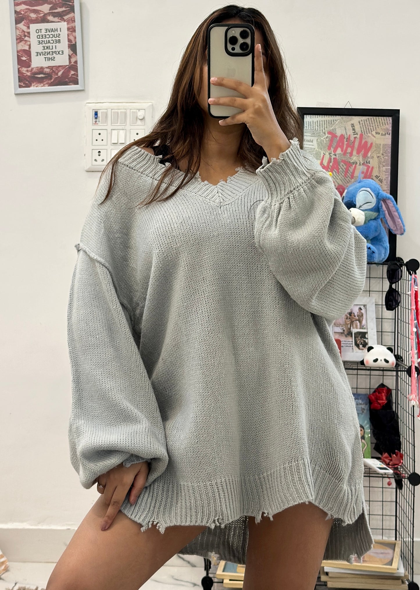 Oversized Korean sweater (44-48)