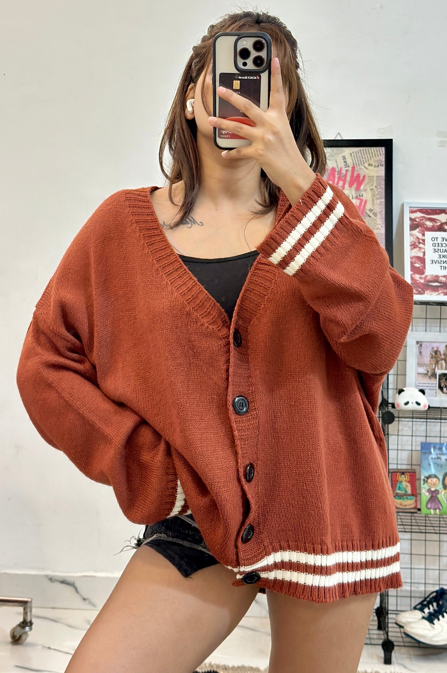 Oversized Korean cardigan (50-52)