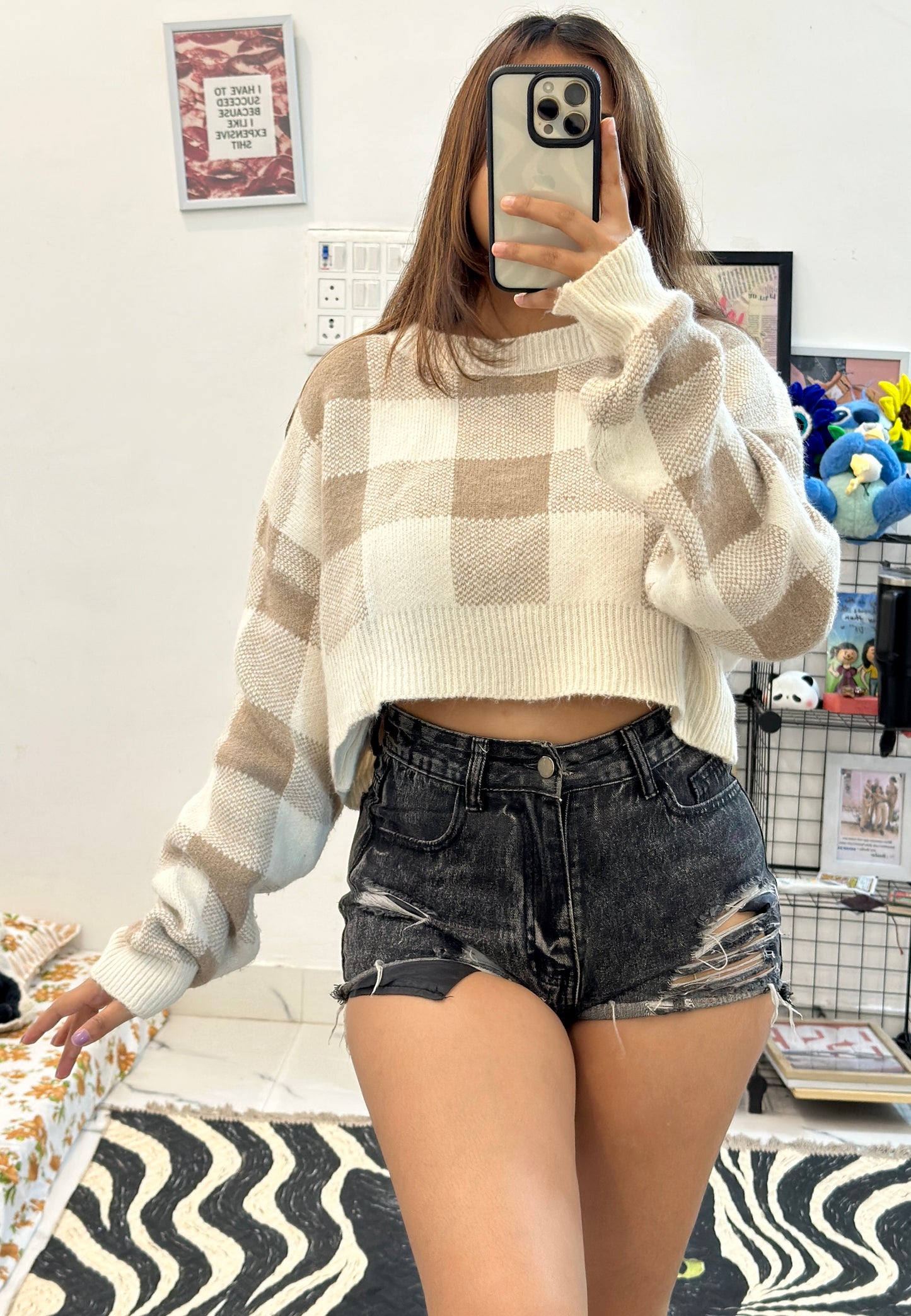 Oversized Korean sweater (freesize upto 46)