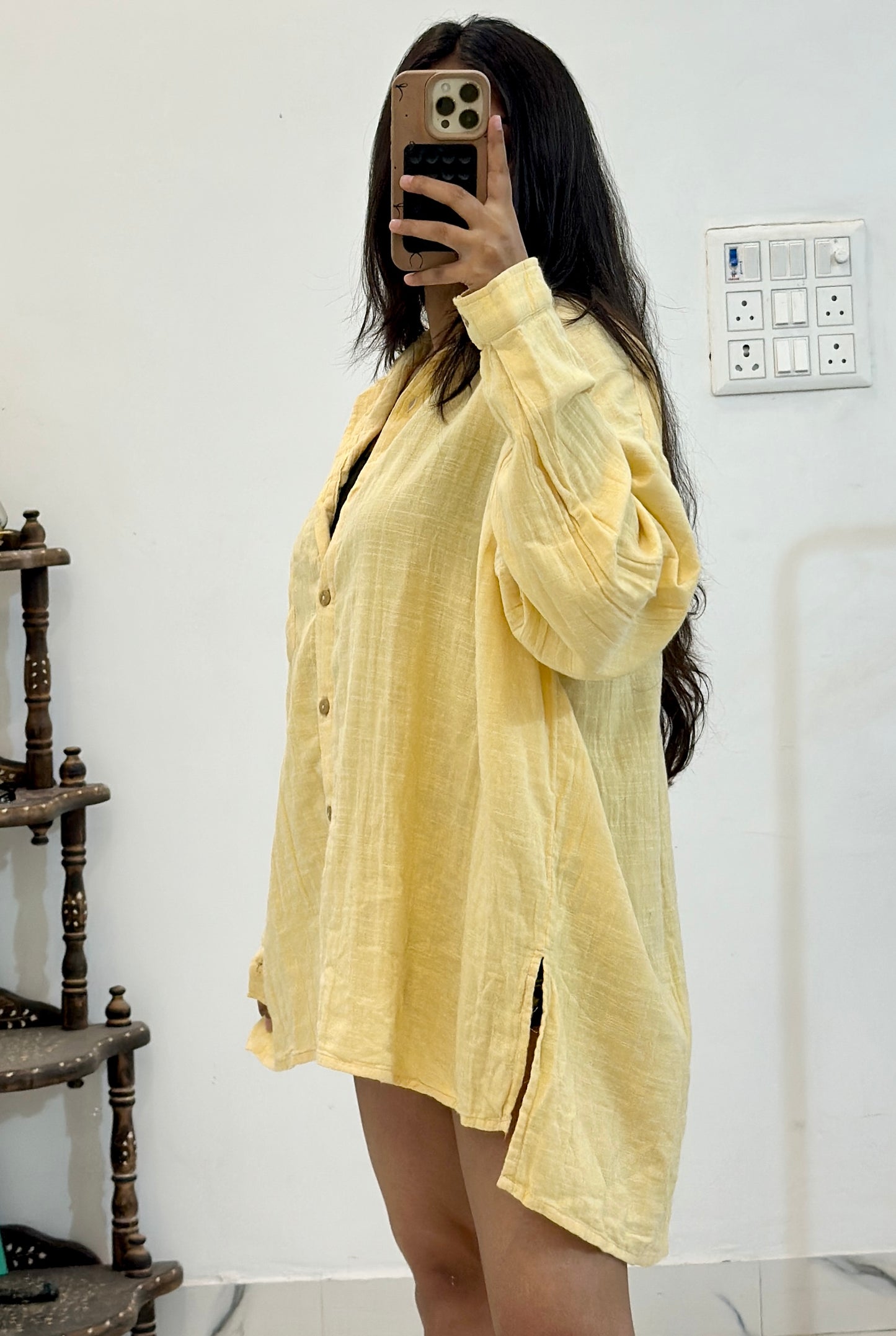Oversized cotton shirt (46-48)