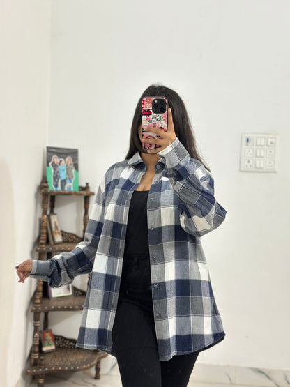 Cotton oversized shirt (40-42)