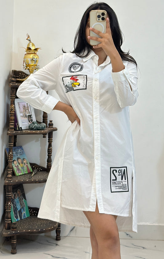 Long cotton shirt (32-34)