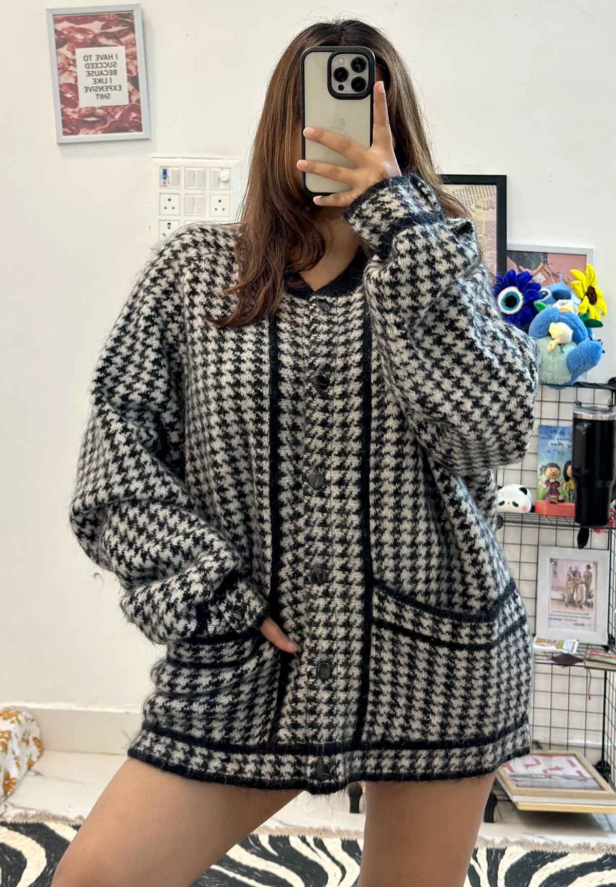 Oversized Korean cardigan(42-46)