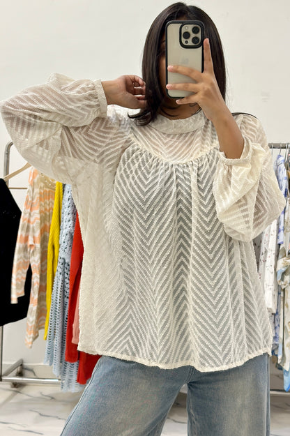 Pretty oversized top (42-44)