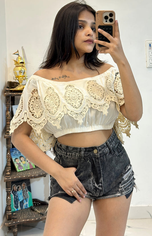 Pretty crop top (L-XL 40-42)