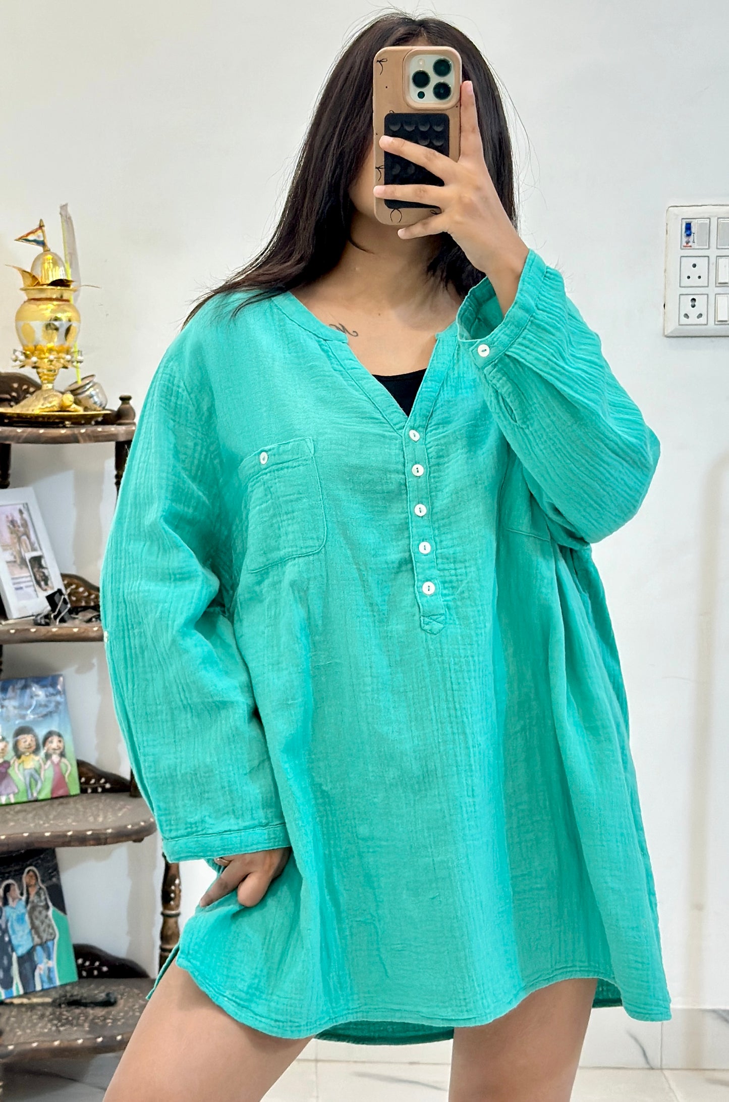 Oversized cotton top (44-46)