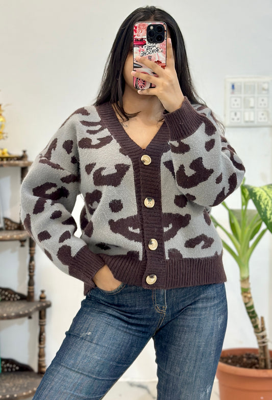Heavy pretty cardigan (42-44)