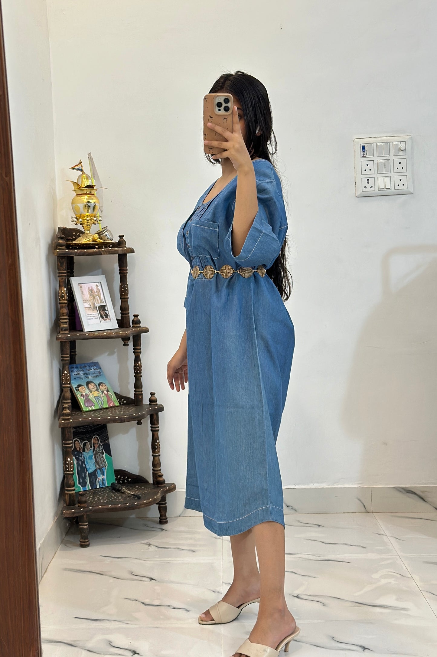 Denim oversized dress (40-42)
