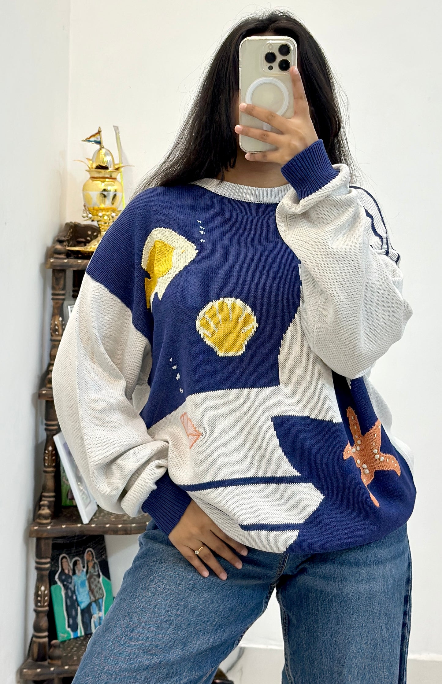 oversized Korean sweater (42-44)