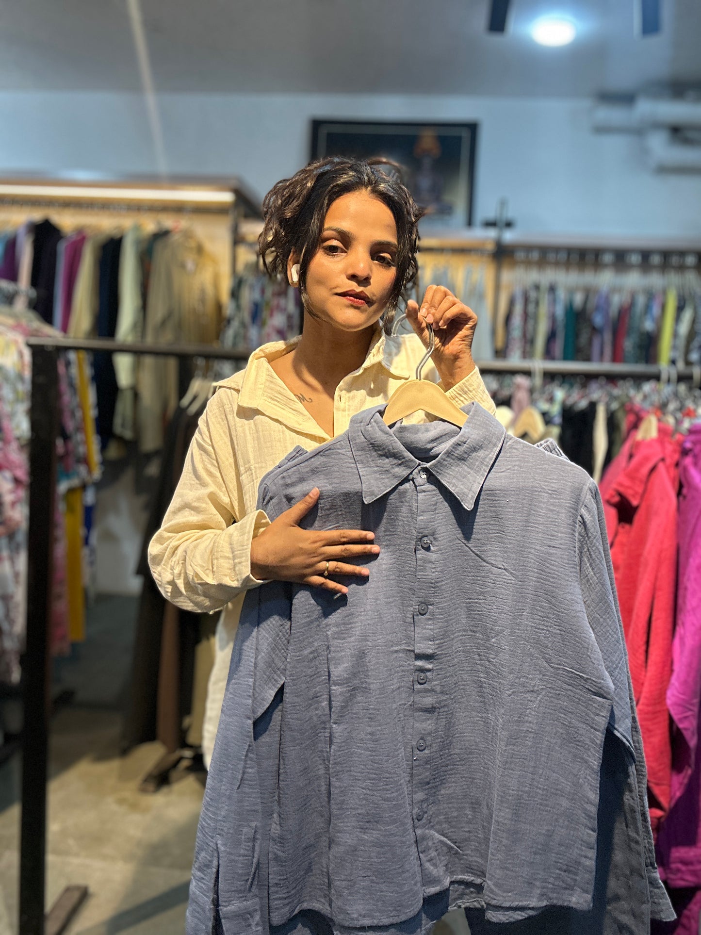 Pretty freesize cotton Cordset (upto 40-44)