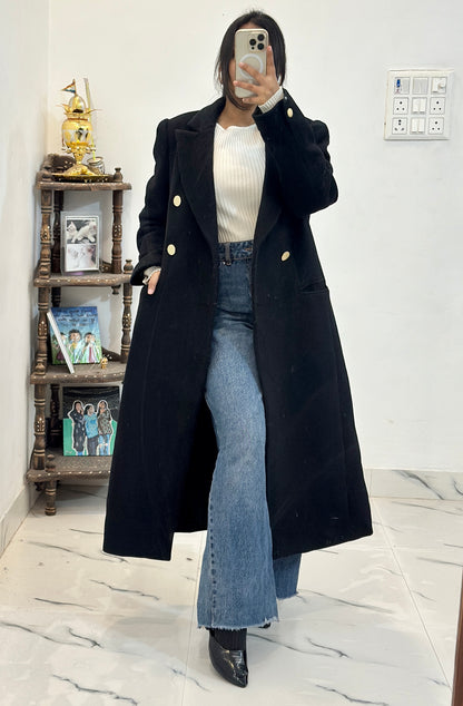 Heavy long coat (34-36)