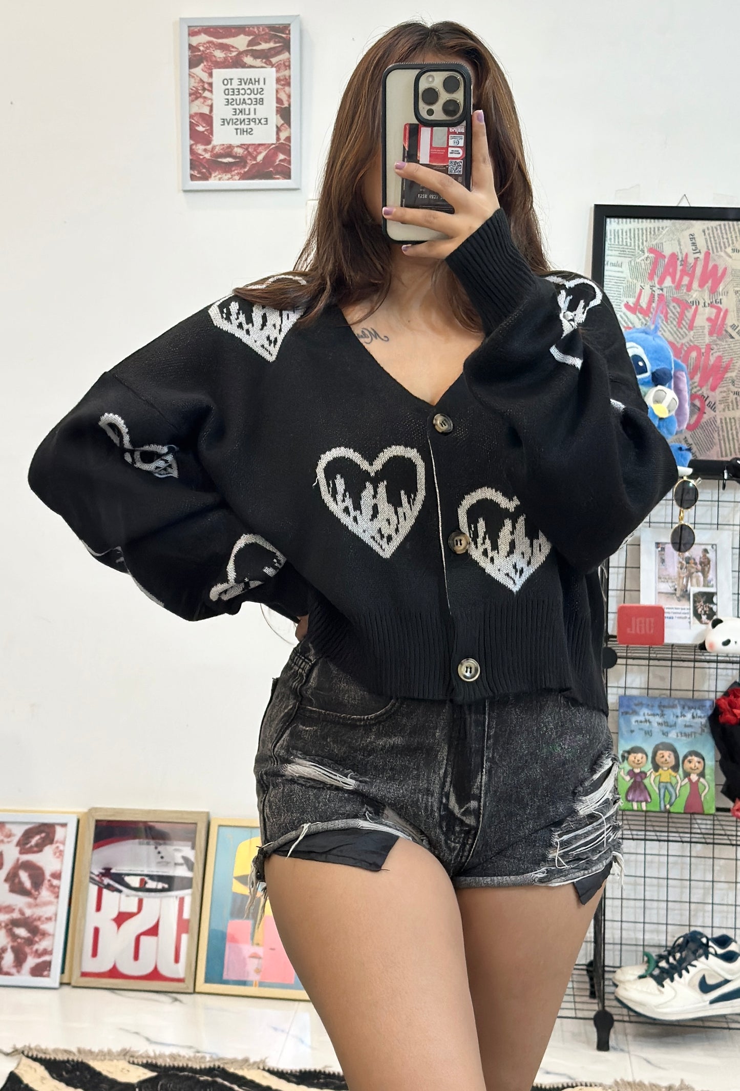 Oversized Korean cardigan (46-48)