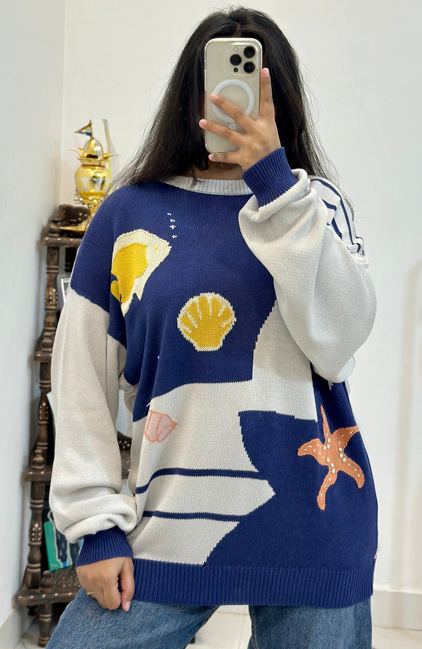oversized Korean sweater (42-44)