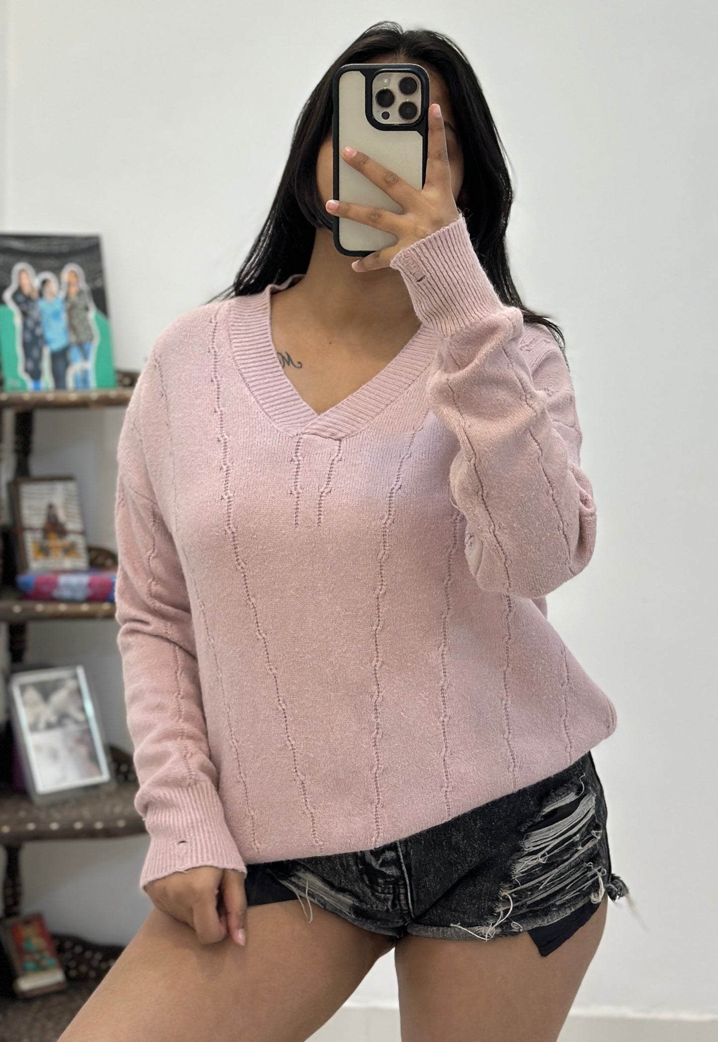 Pink sweater (40-42)