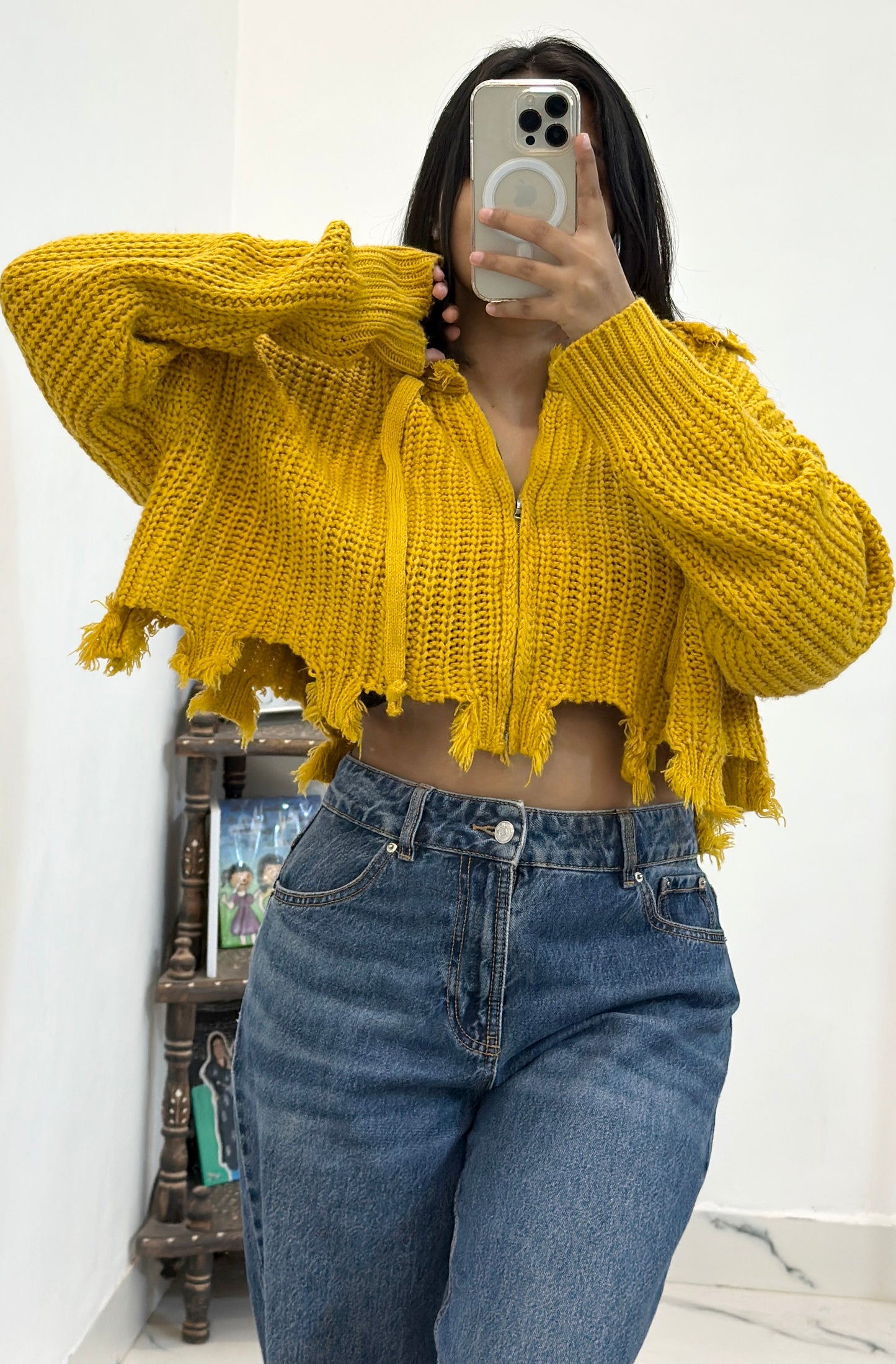 Oversized crop sweater (46-48)