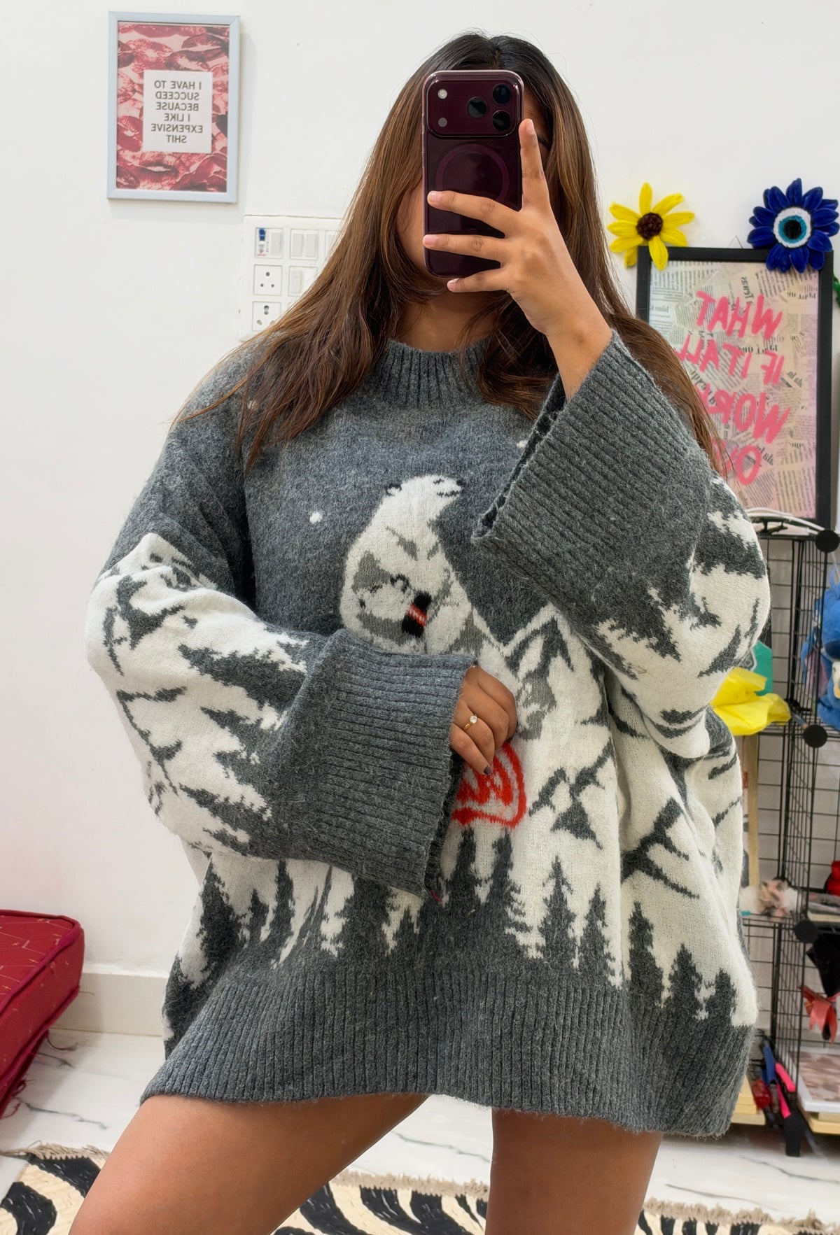 Oversized Korean sweater (46-48)