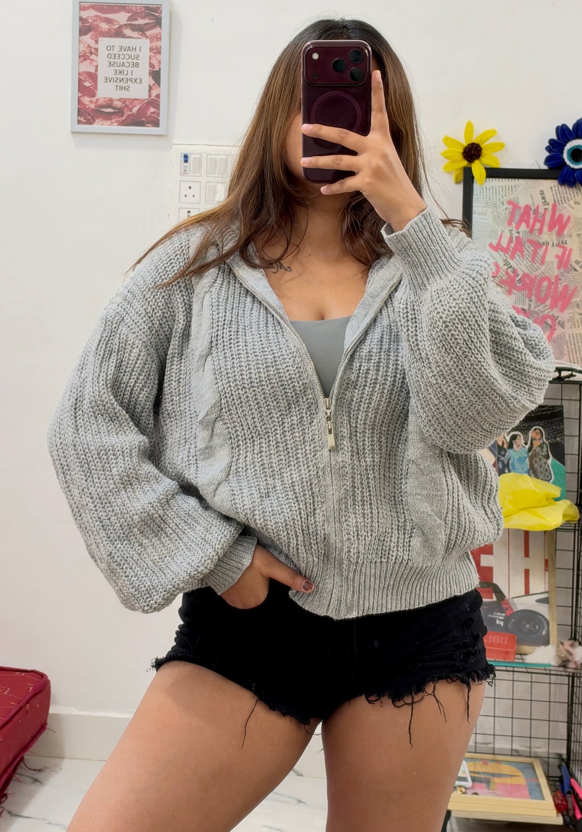 Oversized Korean zipper (42-44)