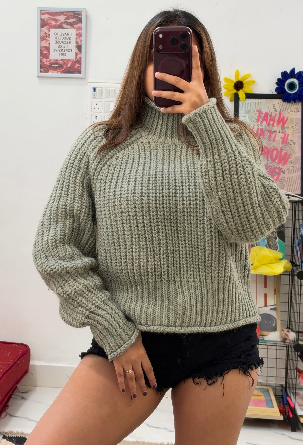 Hnm korean sweater (34-38)