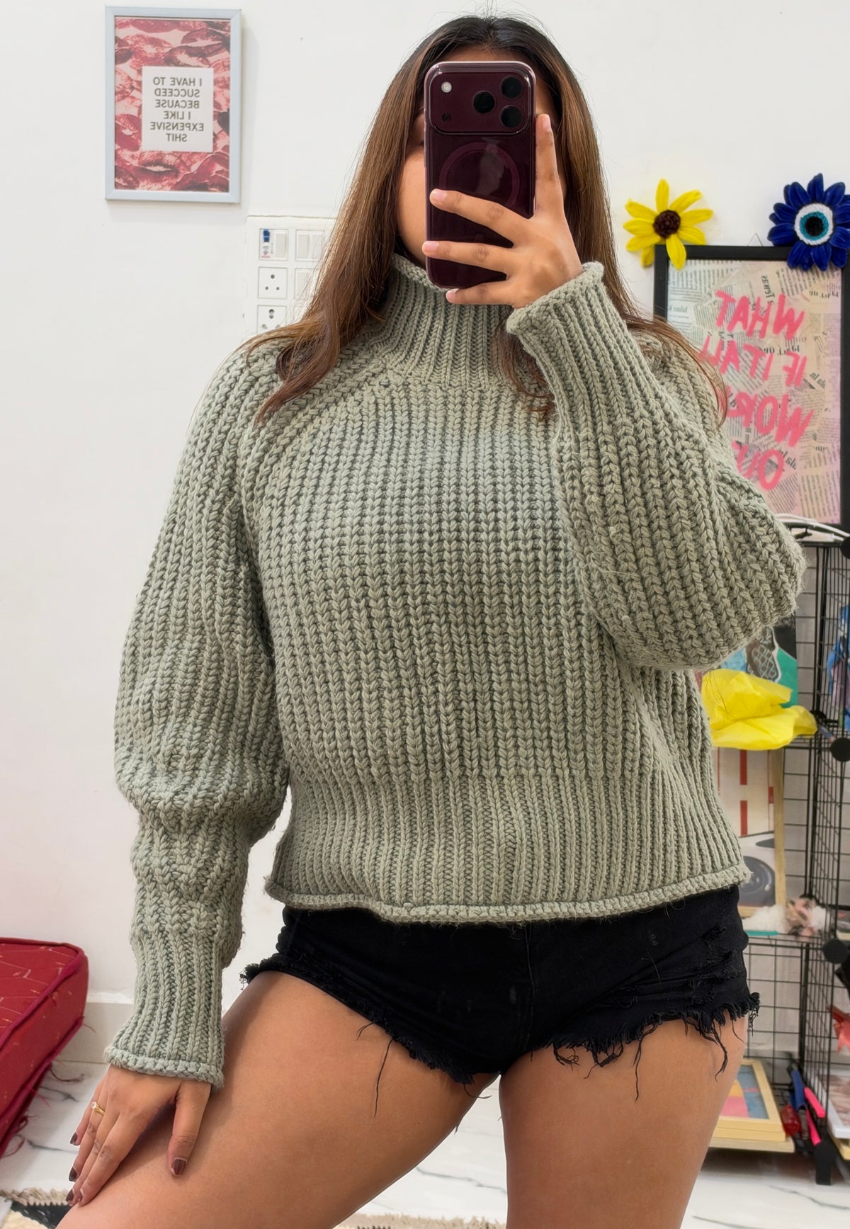 Hnm korean sweater (34-38)