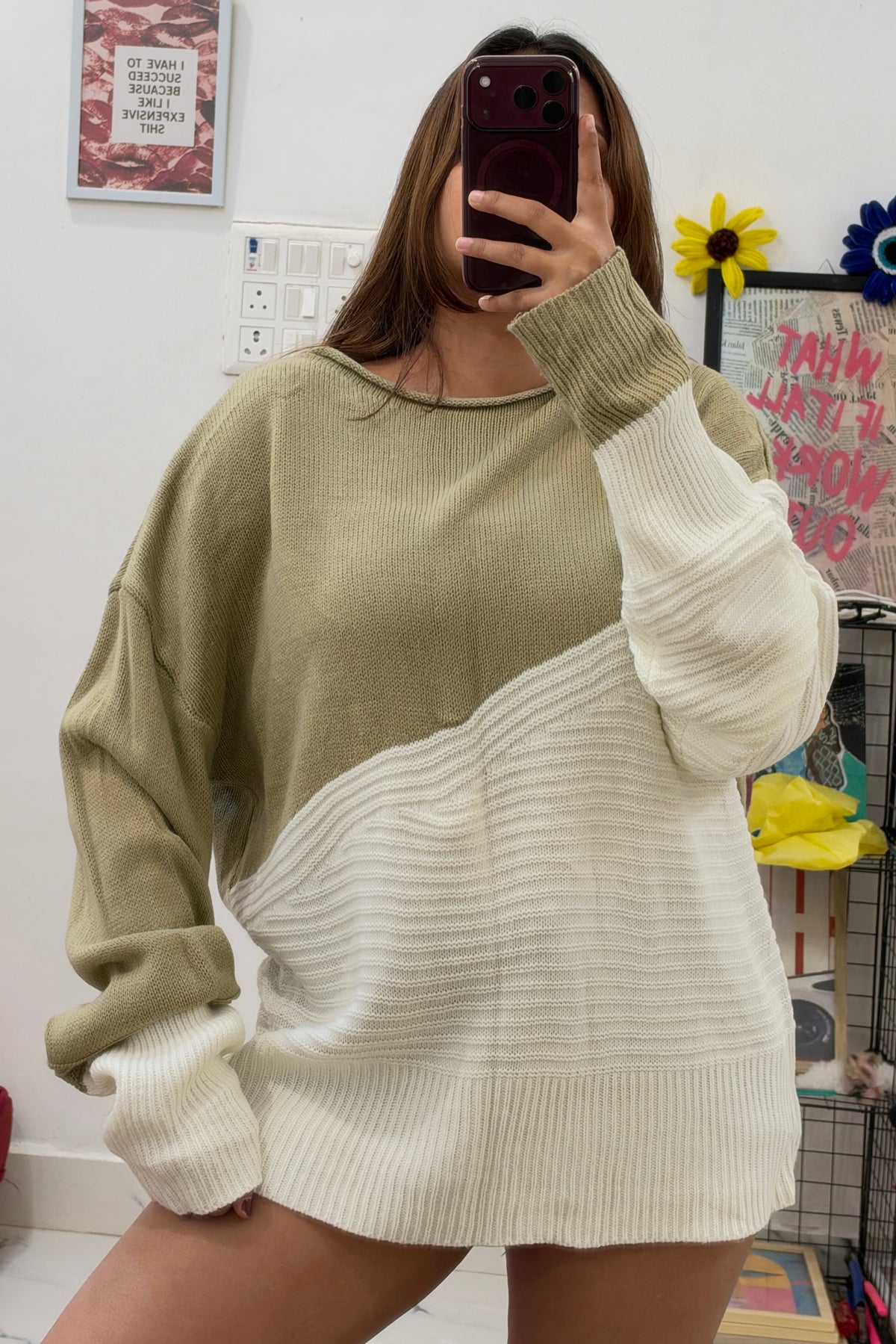 Oversized Korean sweater (42-44)